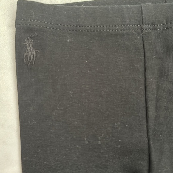 Ralph Lauren Black Bow-Back Leggings for Baby Girls - Picture 4 of 6